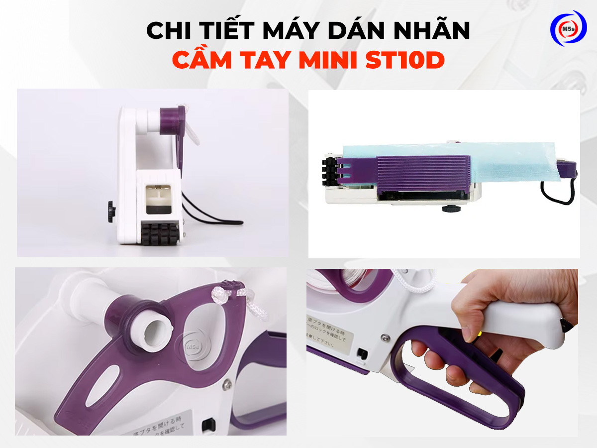 Máy dán nhãn mini cầm tay ST-10D
