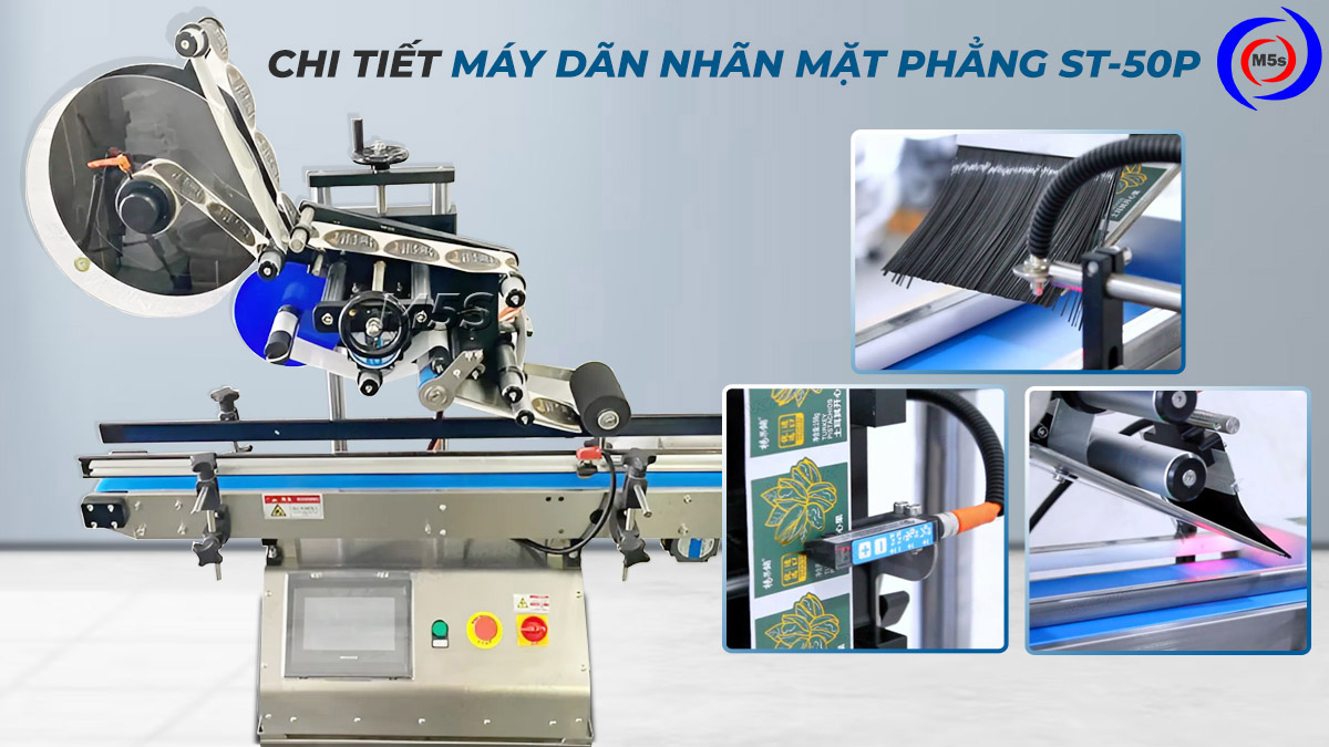 Máy dán nhãn mặt phẳng ST-50P Máy dán nhãn mặt phẳng ST-50P