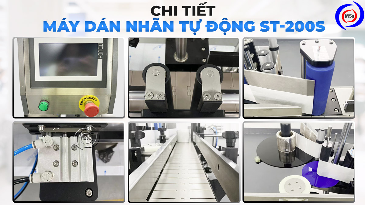 Máy dán nhãn tự động ST-200S Máy dán nhãn tự động ST-200S