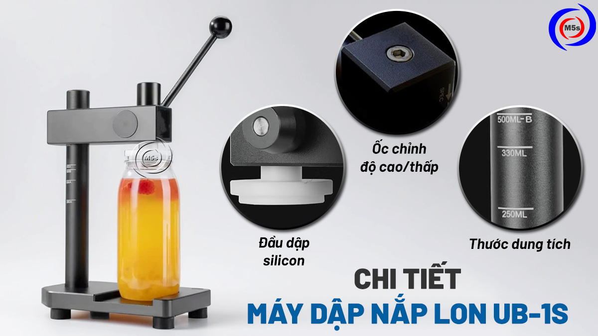 Máy dập nắp lon Unibar UB-1S Máy dập nắp lon Unibar UB-1S
