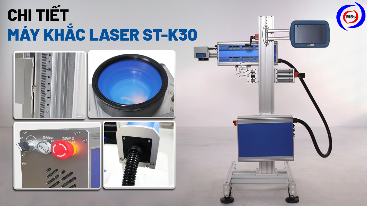 Chi tiết máy khắc laser fiber ST-K30