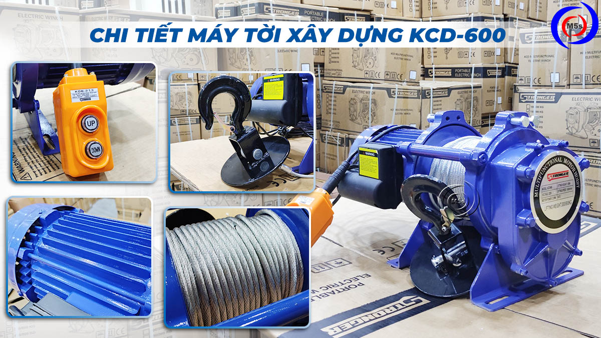 Các bộ phận máy tời xây dựng KCD600 Stronger