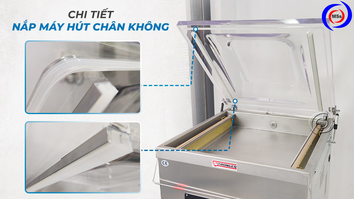 Chi tiết nắp máy hút chân không công nghiệp