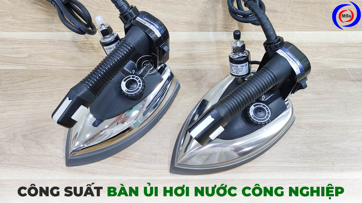 Công suất bàn ủi công nghiệp hơi nước