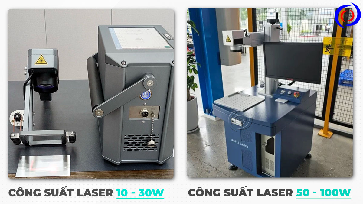 Công suất nguồn máy khắc laser