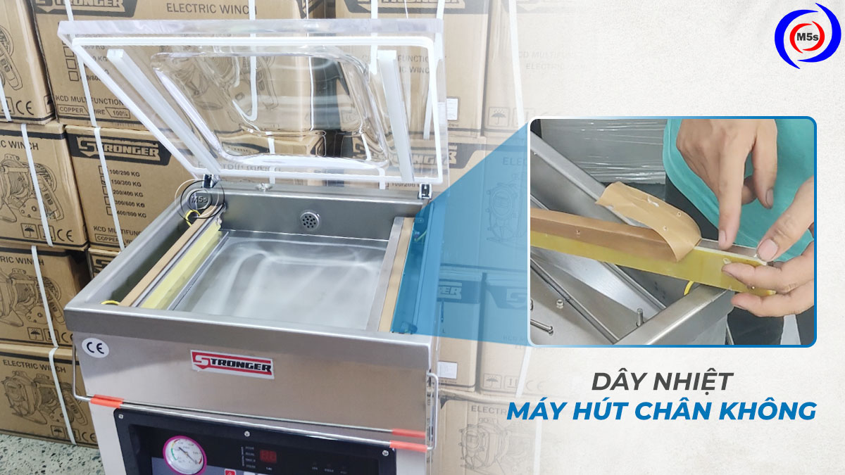 cuộn dây hàn nhiệt máy hút chân không