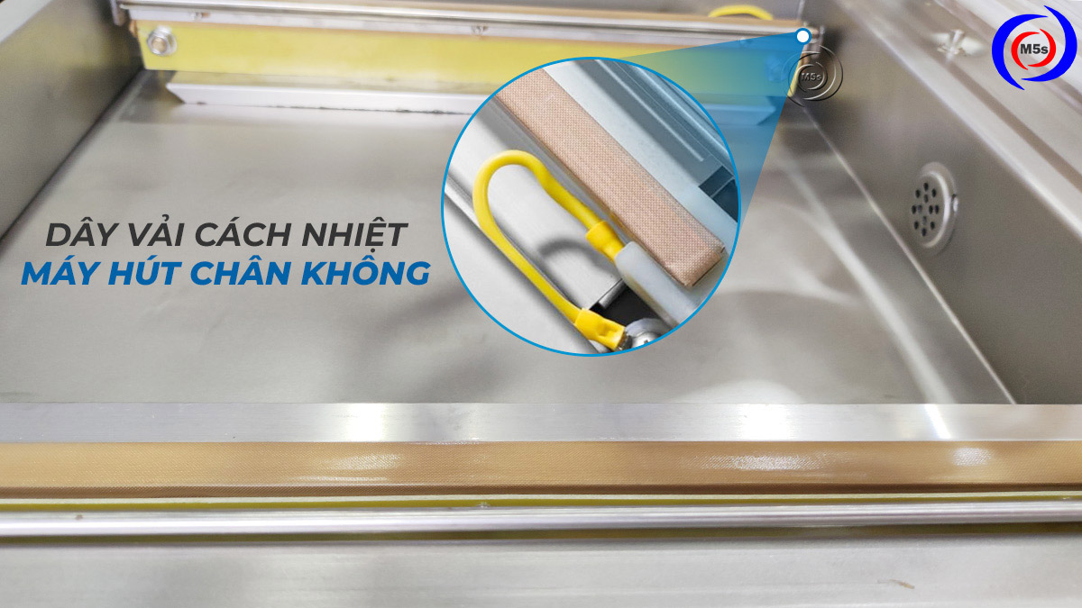 dây vải cách nhiệt máy hút chân không