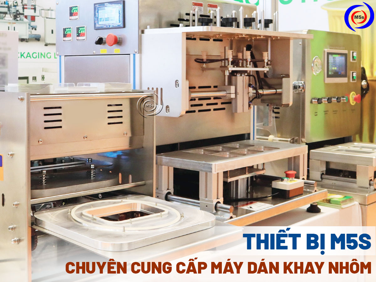 Địa chỉ bán máy dán miệng khay nhôm Địa chỉ bán máy dán miệng khay nhôm