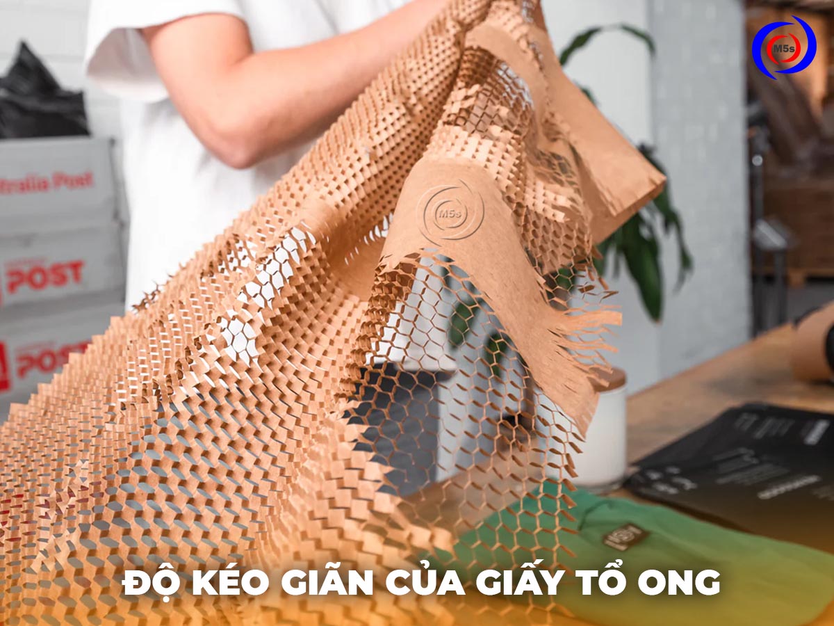 Độ kéo giãn của giấy lưới tổ ong