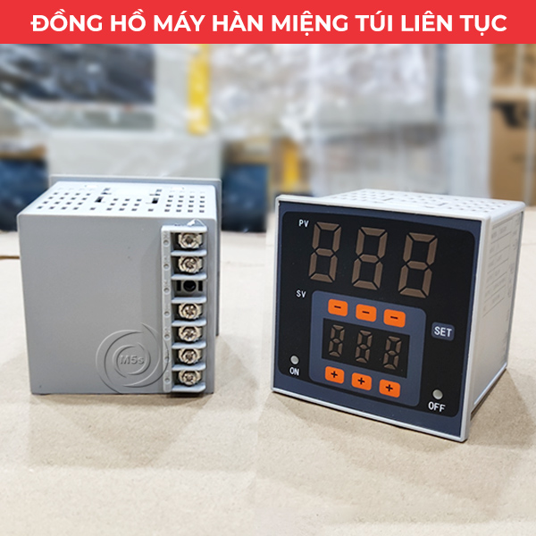 Đồng hồ gia nhiệt của máy hàn miệng túi