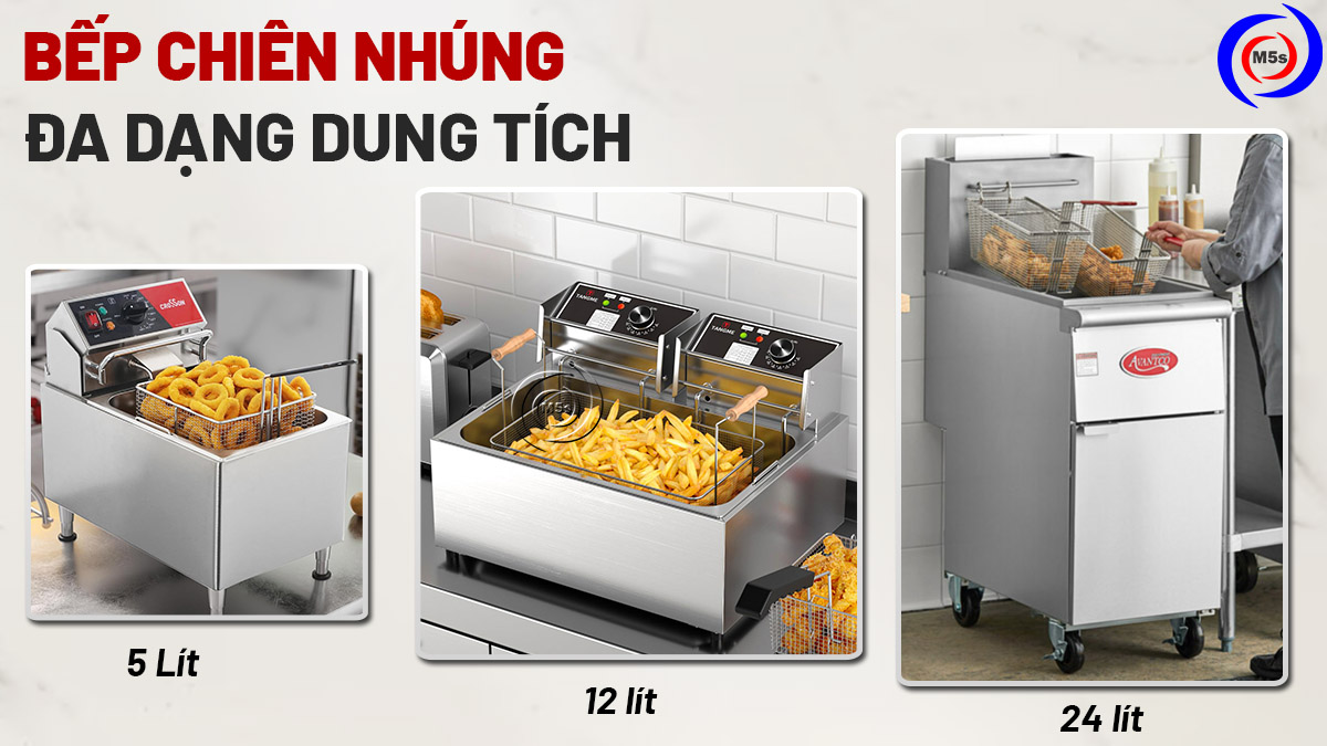 Bếp chiên nhúng cho quán gà rán