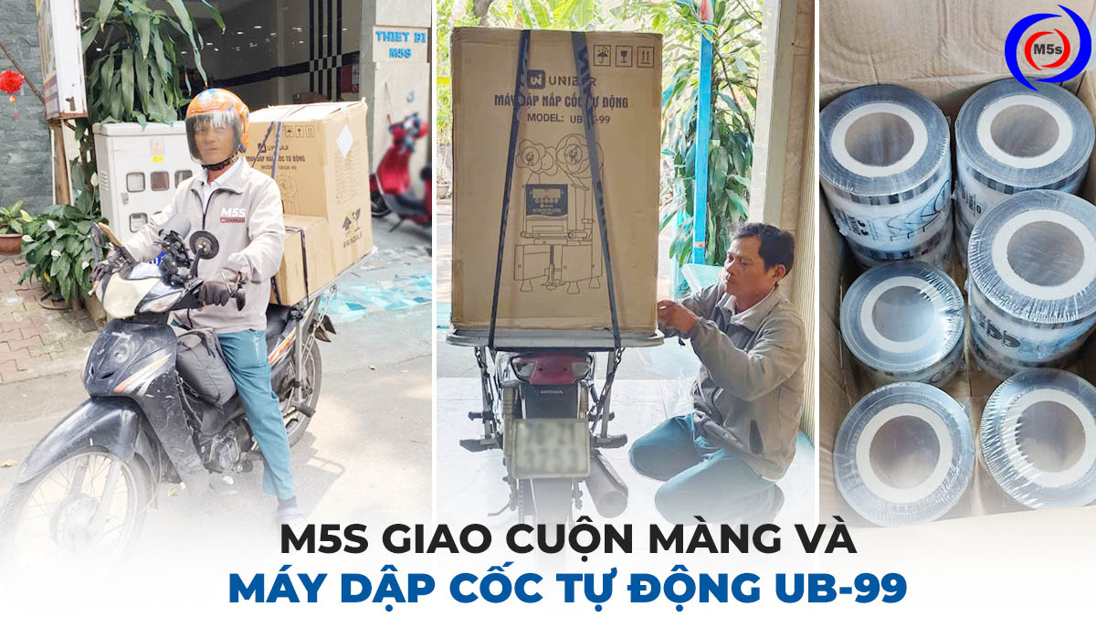 Giao hàng máy dập cốc tự động UB-99