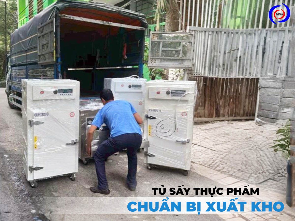 Tủ sấy thực phẩm chuẩn bị được giao