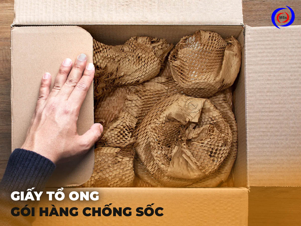 Giấy tổ ong gói hàng chống sốc