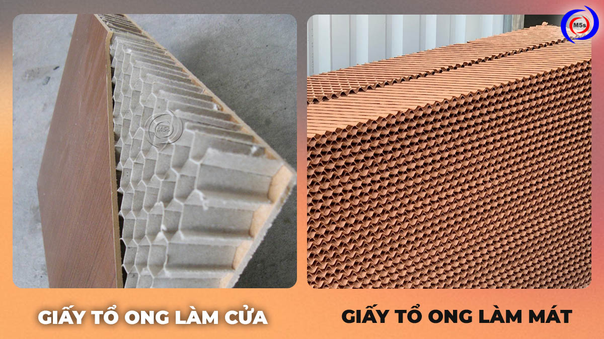 Giấy tổ ong làm cửa, làm mát