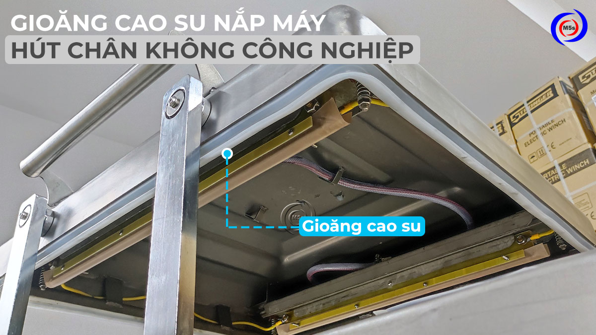 gioăng cao su nắp máy hút chân không công nghiệp