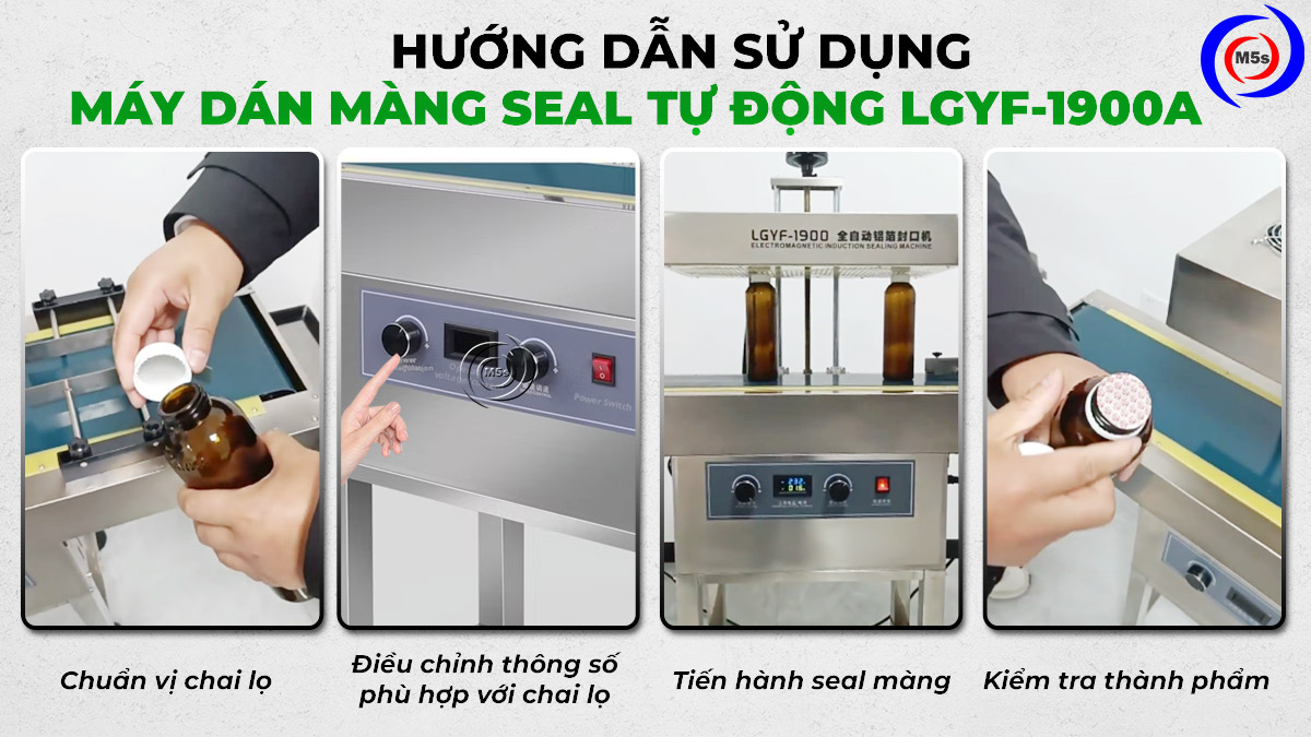 Hướng dẫn sử dụng máy dán màng seal lgyf-1900a