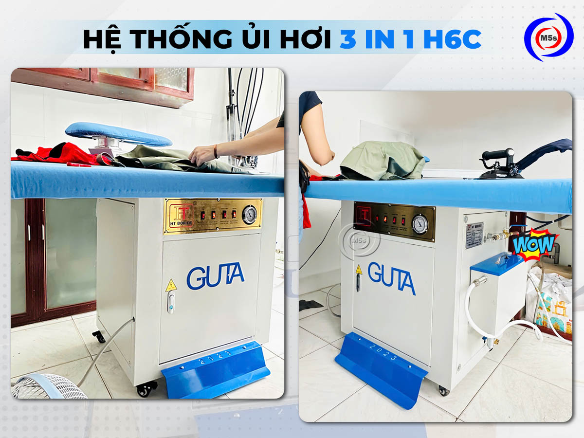 Hệ thống ủi hơi hoàn chỉnh 3 trong 1 H6C
