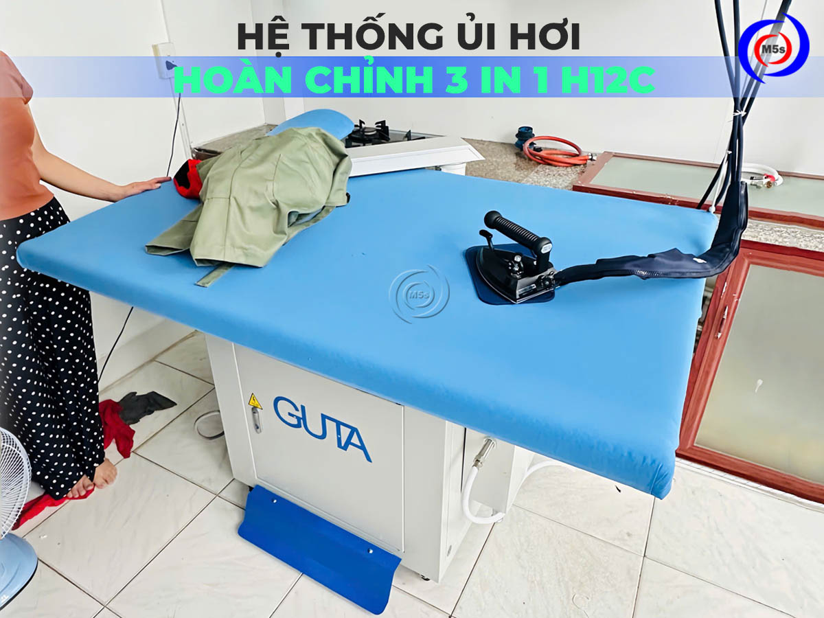 Hệ thống ủi hơi hoàn chỉnh 3 in 1 H12C