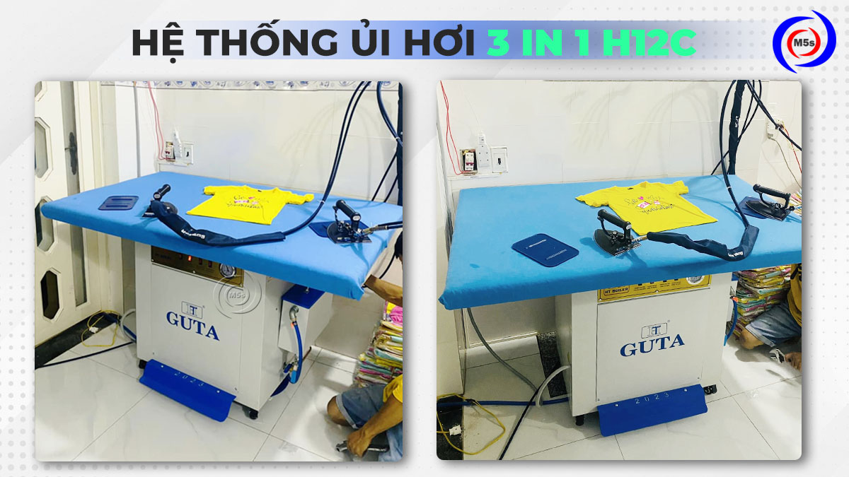 hệ thống ủi hơi công nghiệp H12C