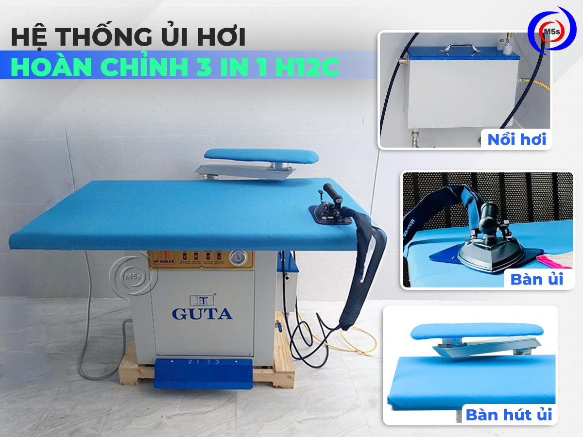 Hệ thống ủi hơi công nghiệp 3 trong 1 H12C