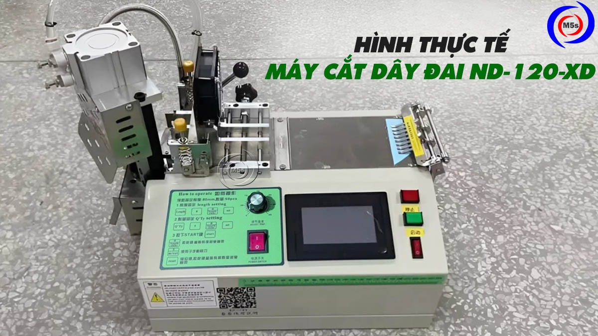 máy cắt dây đai tự động ND-120-XD 