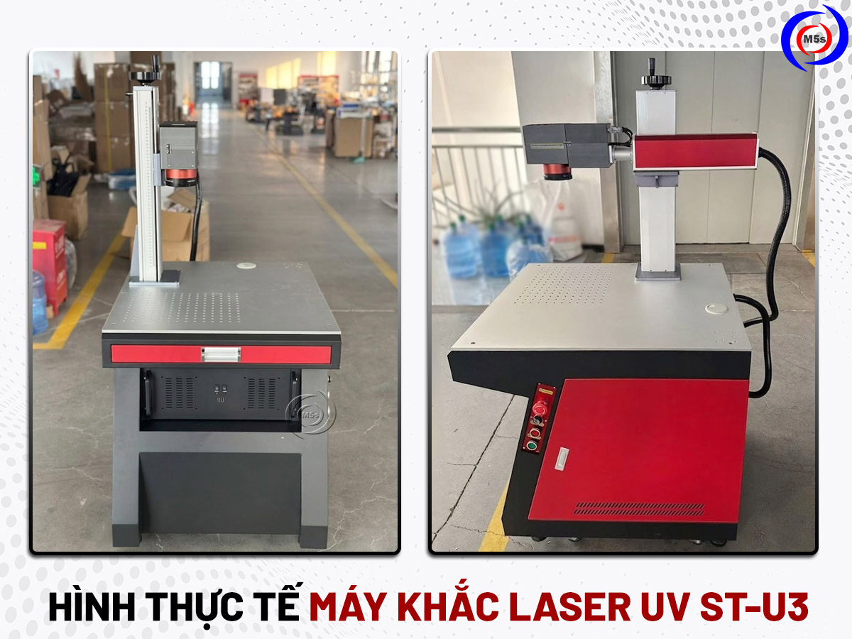 Hình thực tế máy khắc laser UV ST-U3 Hình thực tế máy khắc laser UV ST-U3