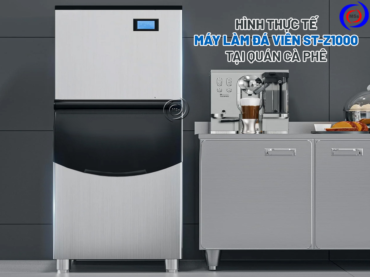 Hình thực tế máy làm đá viên ST-Z1000