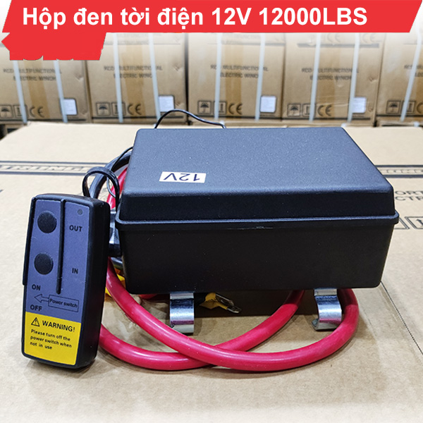 Hộp đen của tời điện 12V 6000Lbs, 12000Lbs