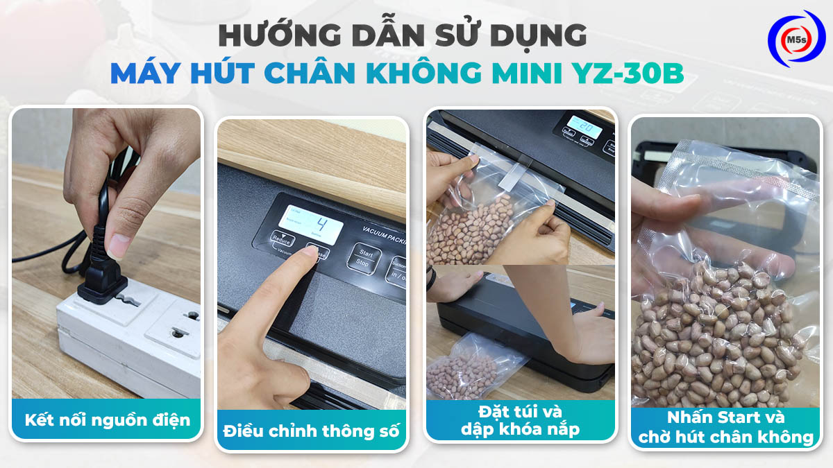 hướng dẫn sử dụng máy hút chân không YZ-30B