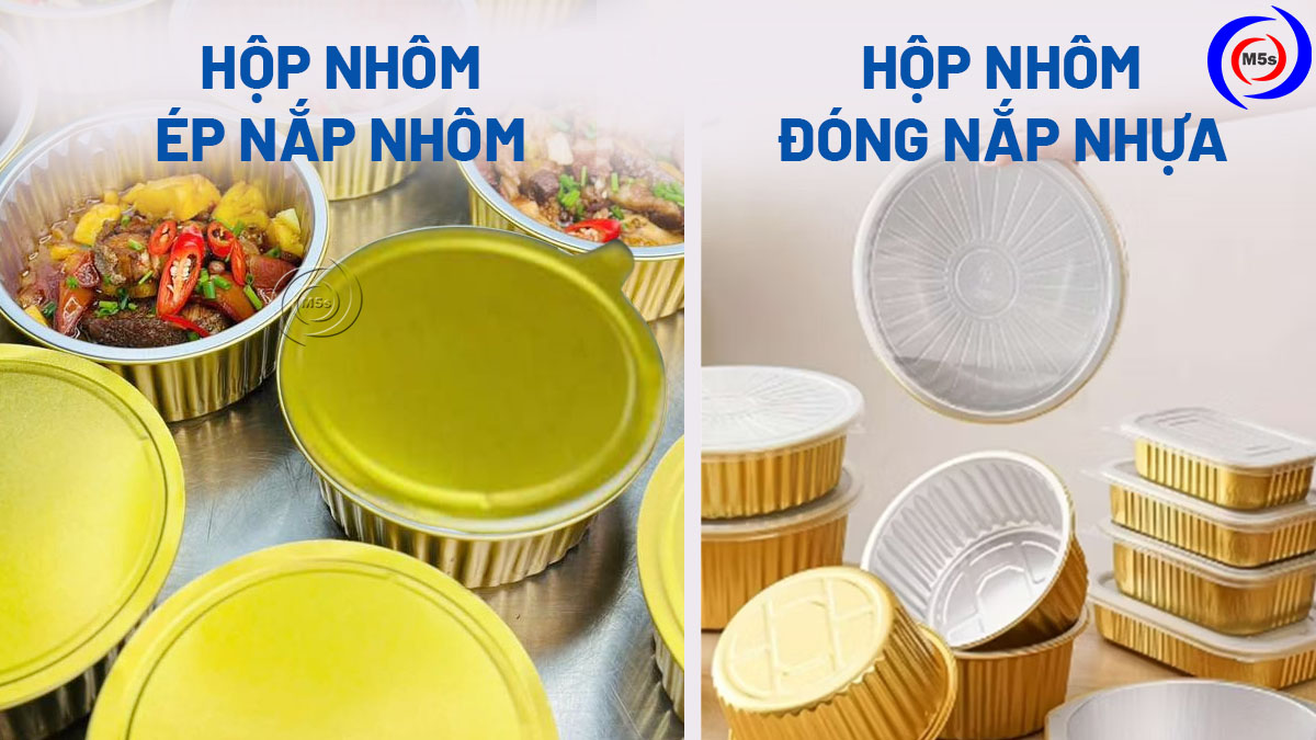 khay nhôm đóng nắp và nắp nhựa khay nhôm đóng nắp và nắp nhựa