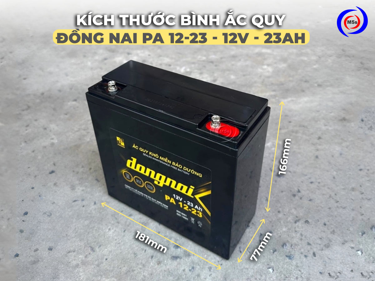 kích thước bình ắc quy đồng nai PA 12-23 kích thước bình ắc quy đồng nai PA 12-23