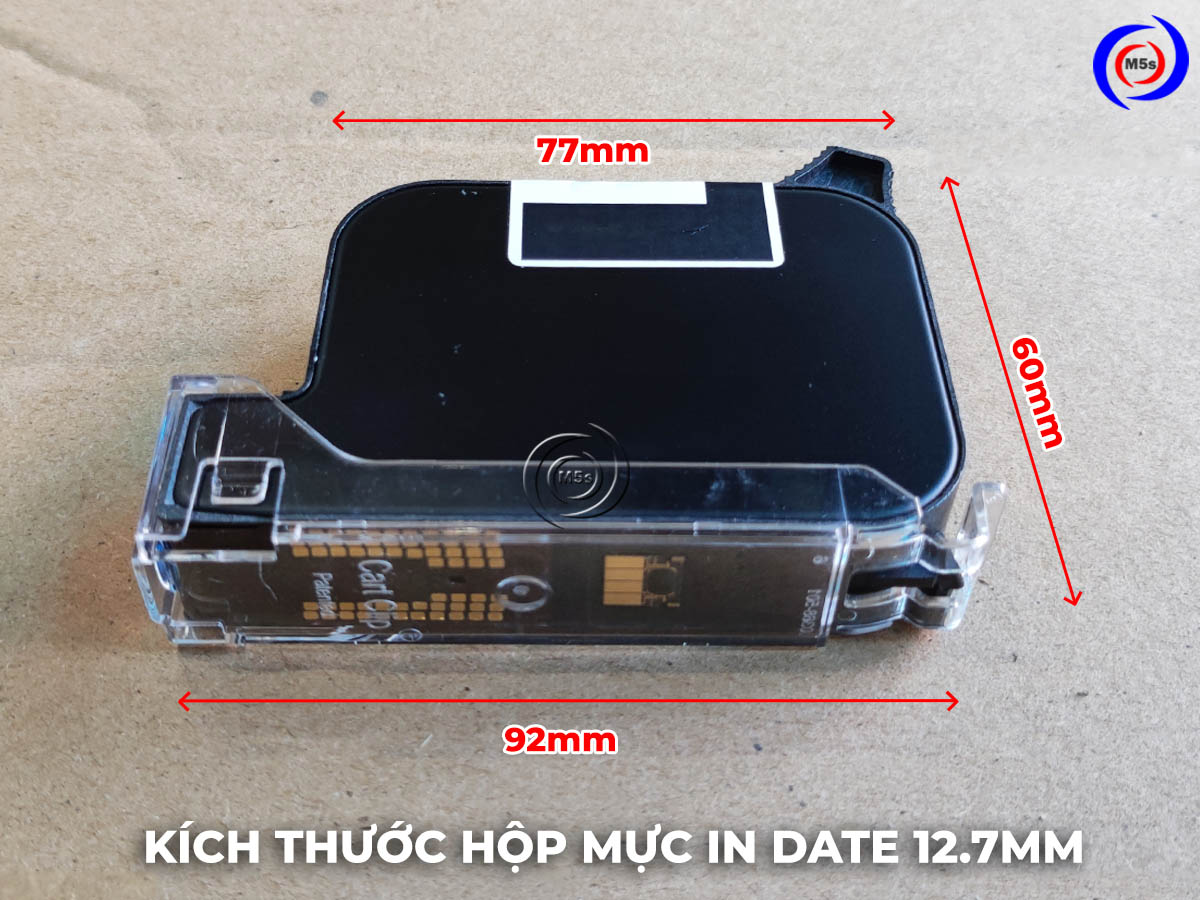kích thước hộp mực in date 12.7mm