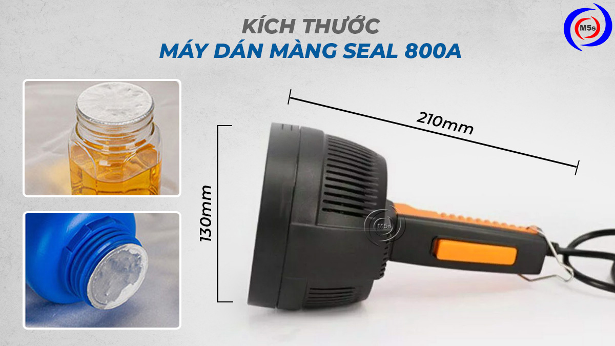 Kích thước máy dán màng seal 800A