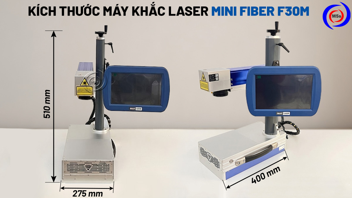 Kích thước máy khắc laser fiber F30M