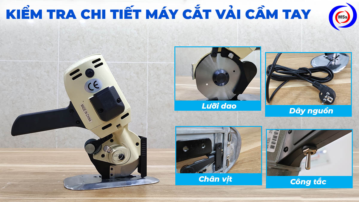 kiểm tra chi tiết máy cắt vải cầm tay kiểm tra chi tiết máy cắt vải cầm tay