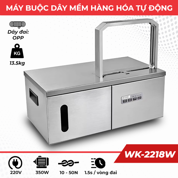 Máy buộc dây mềm hàng hóa tự động Máy buộc dây mềm hàng hóa tự động