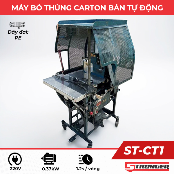 Máy bó thùng carton bán tự động ST-CT1 Máy bó thùng carton bán tự động ST-CT1