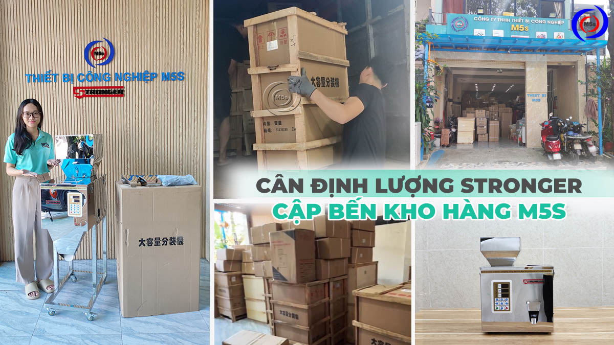 Cân định lượng tại kho công ty M5s