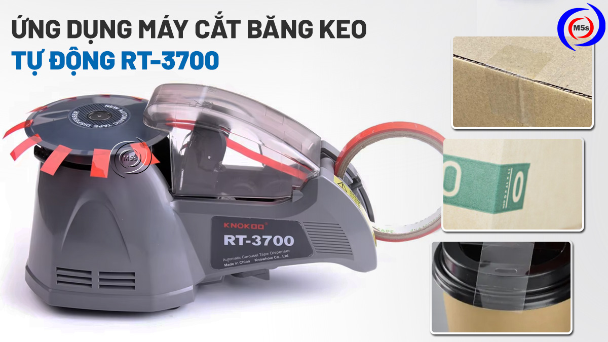 ứng dụng máy cắt băng keo tự động RT-3700