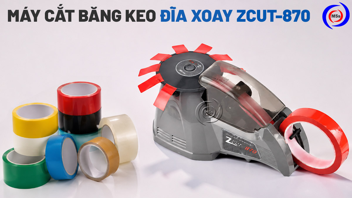 máy cắt băng keo đĩa xoay ZCUT-870 máy cắt băng keo đĩa xoay ZCUT-870