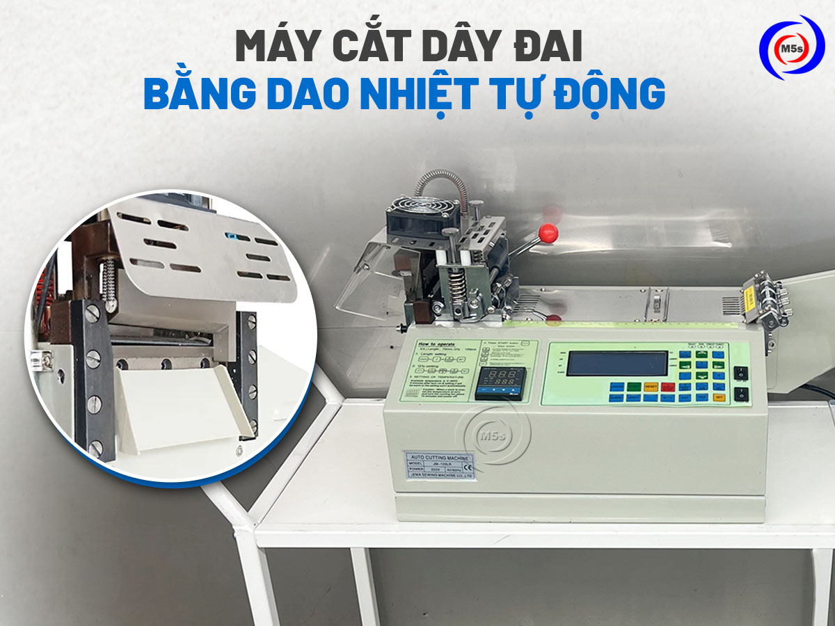 máy cắt dây đai bằng dao nhiệt tự động