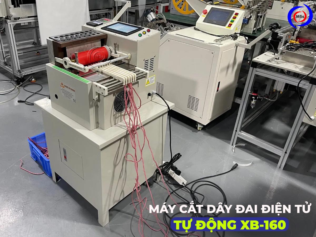 Máy cắt dây đai điện tử tự động XB-160