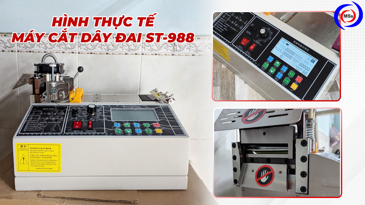 Máy cắt dây đai bằng dao nhiệt ST-988