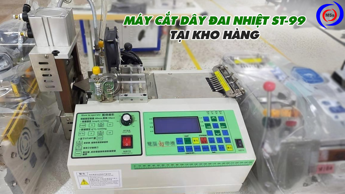 Máy cắt dây đai nhiệt ST-99 tại kho hàng