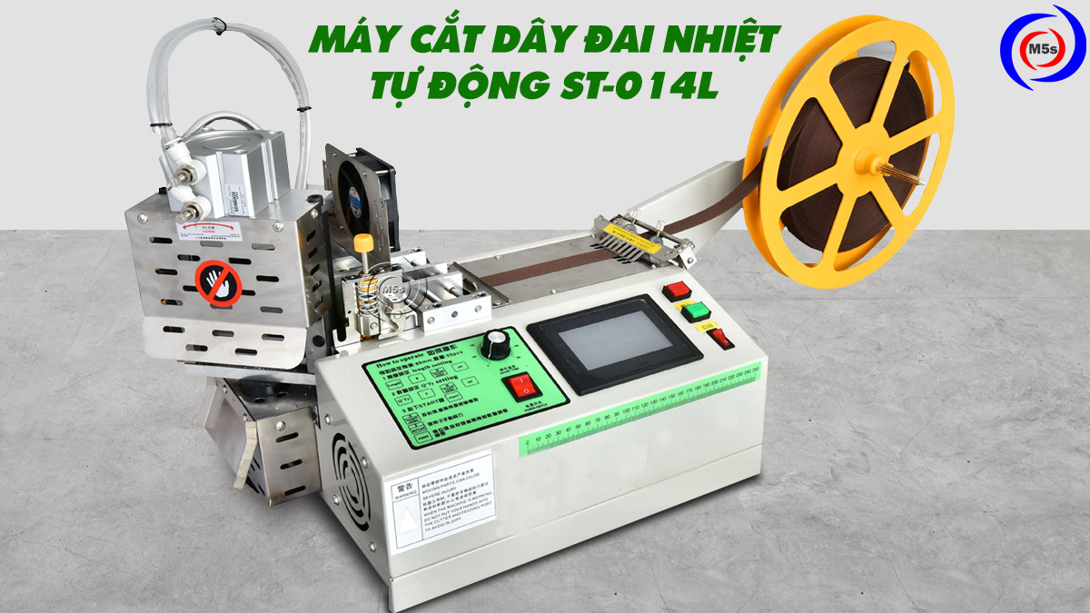 Máy cắt dây đai nhiệt tự động st-014l