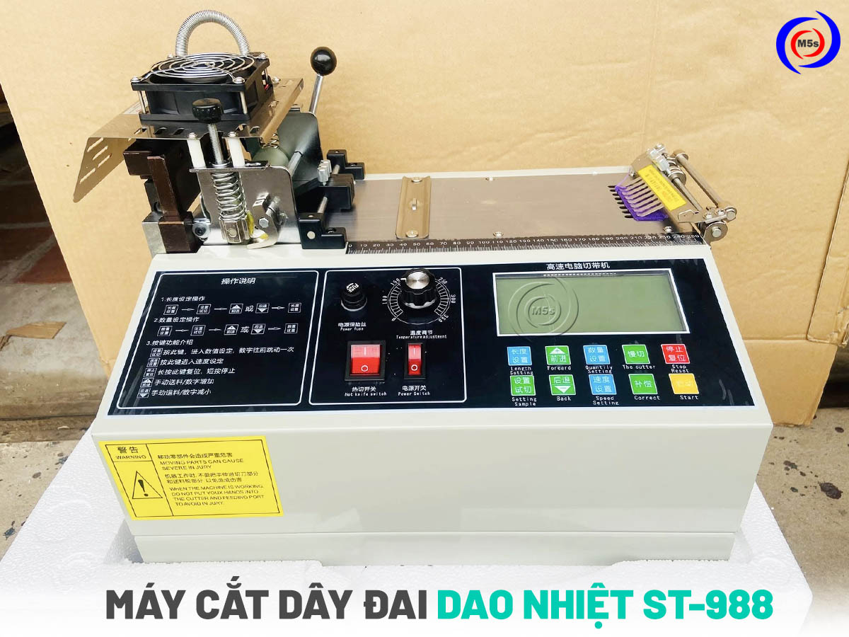 Máy cắt dây đai thẳng bằng dao nhiệt ST-988
