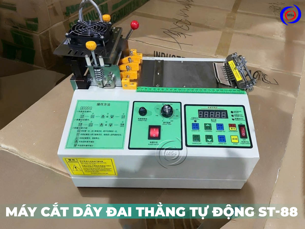 máy cắt dây đai thẳng tự động ST-88 máy cắt dây đai thẳng tự động ST-88