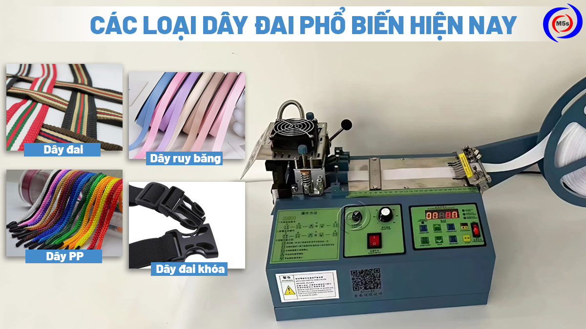 máy cắt dây đai và các loại dây phổ biến