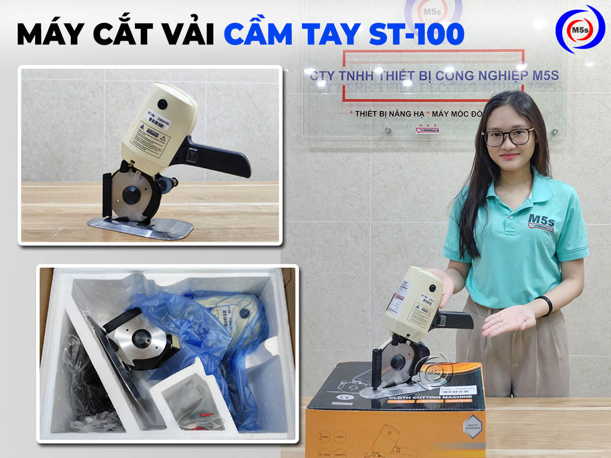 Máy cắt vải cầm tay Stronger ST-100